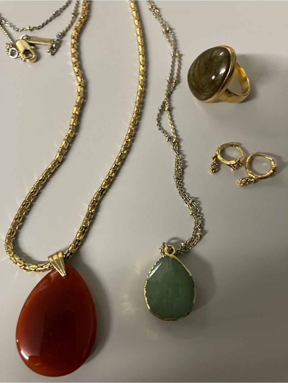Sézane jewelry lot - gold and stones - Picture 3 of 6